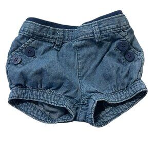 Baby GAP Denim Shorts Infant Size 6-12 months Very good used condition No flaws